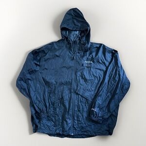 Field & Stream Hydro Proof Full Zip Hoodie Rain Jacket Mens Size 2XL Black